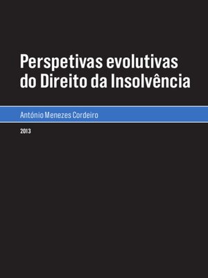 cover image of Perspetivas evolutivas do Direito da Insolvência